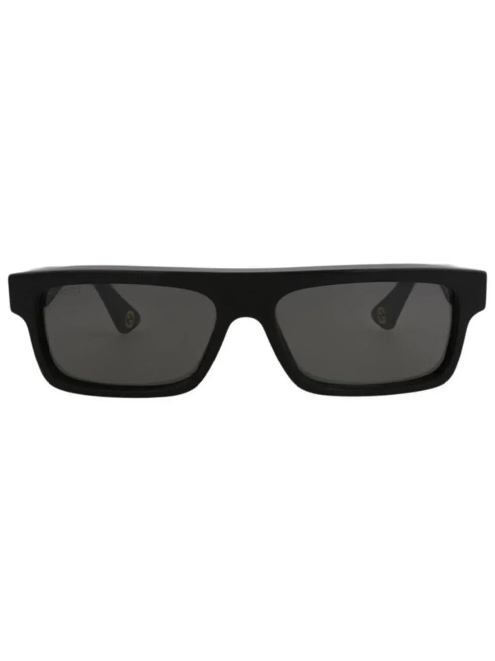 New Gucci Mens Square/Rectangle Black Black Grey Fashion Designer Sunglasses